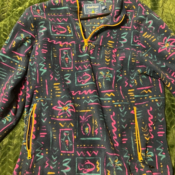 Men’s Chubbies Fleece Jacket Size Large - Picture 2 of 2